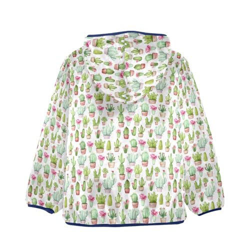 Cactus Boys Fleece Coat,Children's Zip-Up Hoodie Jacket,Baby Warm Fashion Outerwear 3-10T,A1133002