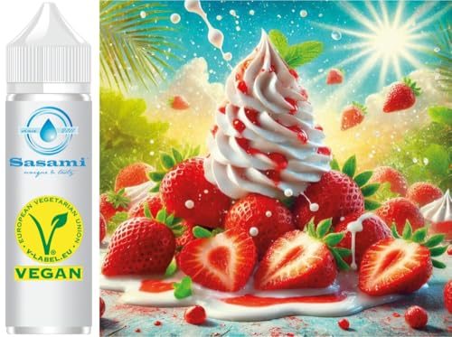 Concentrado de sabor a crema de fresa - Vegano - Sasami - 10ml
