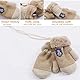 iEasey Kinder Winter Handschuhe für Baby 6-36 Monate Niedlich Kleinkind Plüsch Fäustlinge auf Schnur Dicke Warm Wolle Strickhandschuhe Kinder Schnee Handschuhe Baby Mädchen Jungen Geschenk
