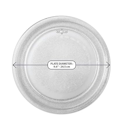 Microwave Oven Turntable Plate Glass Plate 9.5 Inch plean tray