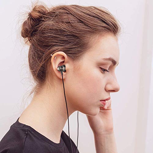 Earbuds, Headphones with Microphone Pack of 3, Earbuds Wired, Stereo in-Ear Earphones, Compatible with iPhone and Android Smartphones, iPod, iPad, MP3 Players, Fits 3.5mm Interface(Black+White+Red) - Thumbnail 5
