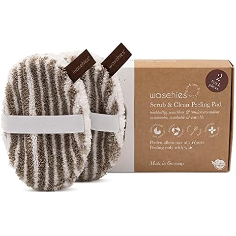 waschies Scrub&Clean, waschbare Peeling-Pads, wiederverwendbar, porentiefe Reinigung nur mit Wasser Cover
