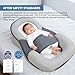 MKXPWMKS Baby Wedge Pillow for Newborn Support Wedge Pillow Baby Reflux Wedge Breastfeeding Nursing Pillow, Bottle Feeding
