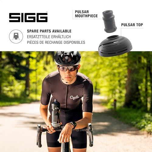 Sigg - Fahrrad Trinkflasche - Pulsar Anthracite - Quetschbar - Spülmaschinenfest - Federleicht - Auslaufsicher - BPA-frei - Sport & Fahrrad… – Ansicht 4