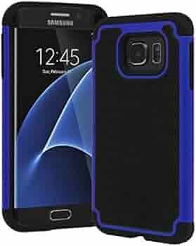 Galaxy S7 Edge Case, Bastex Heavy Duty Slim Fit Hybrid Armor Premium Dual  Shock Rubber Silicone Cover with Hard Protective Case for Samsung Galaxy S7  ...