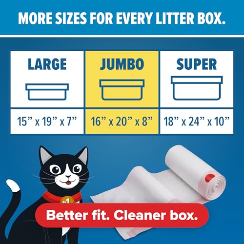 Image of Jonny Cat Heavy Duty Litter Box Liners, Jumbo, 5 Liners-Box