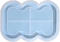 Vista 9 de Molde de bandeja de almacenamiento, lindo molde de nube con forma de flor de corazón, molde de fundición de resina, molde de herramientas de arte