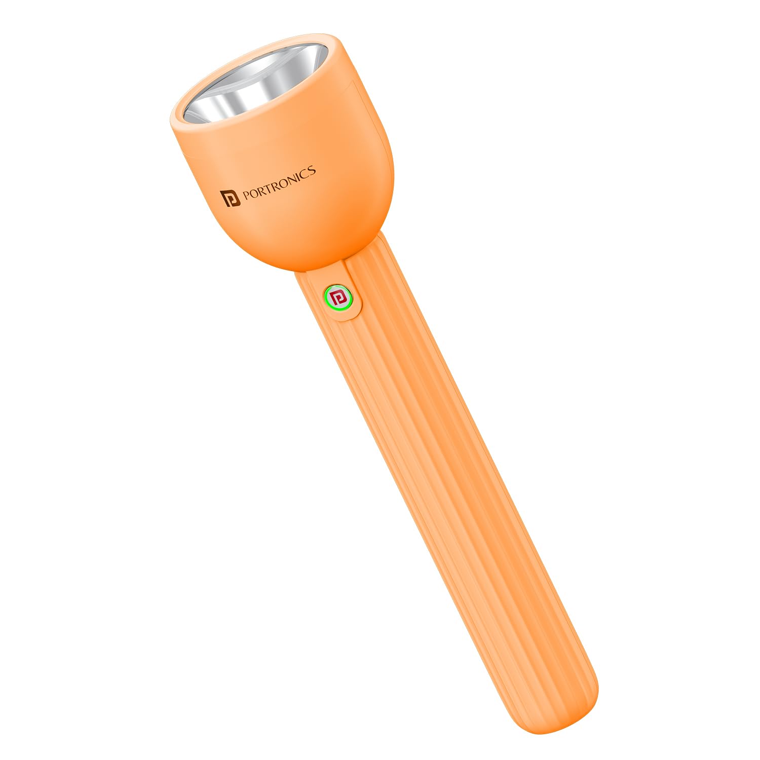 Portronics Eco Glow LED Torch Light with USB Rechargeable Battery, Dual-Brightness Levels, SOS Emergency Light Mode, Long Distance Flashlight, for Home, Outdoor, Camping, Travel (Orange) (B0D8YLN3HY) Amazon Price History, Amazon Price Tracker