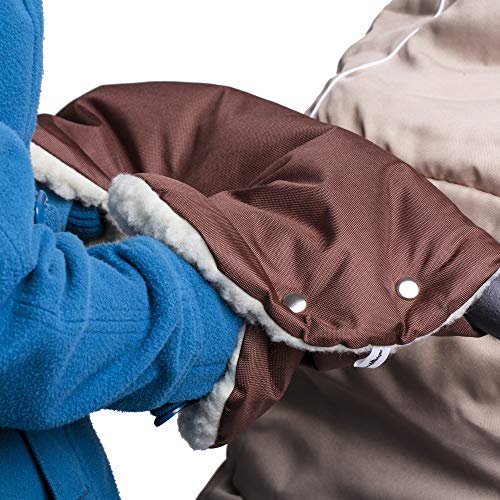 Bergsteiger Kinderwagen Handwärmer, Muff mit Fleece, Buggy, Sportwagen, Radanhänger, Oeko-Tex Standard 100, Bergsteiger Kinderwagen-Zubehör