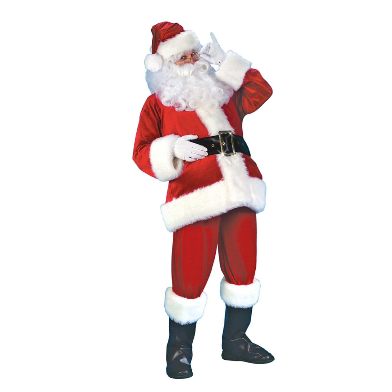 BESPORTBLE 7pièces Costume de Père Noël pour Vêtements de Noël Fêtes Cosplay Créatif et Amusant Disponibles
