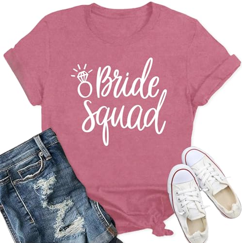 T-shirt Bride to Be tenue confortable pour enterrement de vie de jeune fille actif
