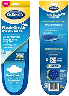 Dr. Scholl's Float-On-Air Insoles for Men, Shoe Inserts That Relieve Tired, Achy Feet with All Day Comfort, Men's 8-14