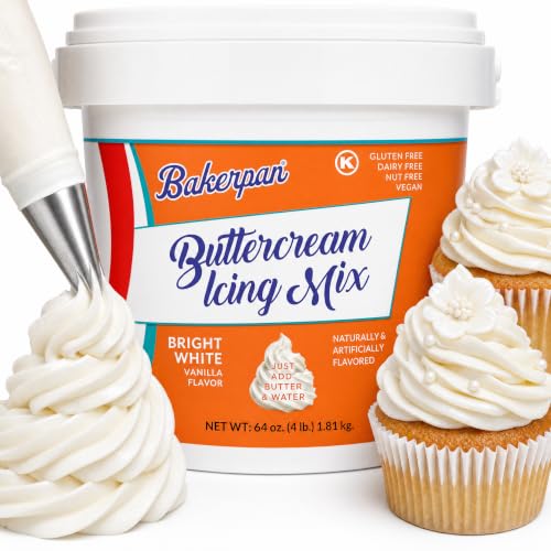 Bakerpan Buttercream Frosting Mix for Cake Decorating & Cupa...