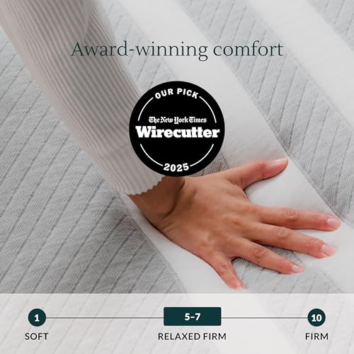 Image of Leesa Original 10 inch Mattress Memory Foam Bed-in-a-Box, King, Gray