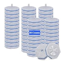 50 Pcs Toilet Brush Refills for Clorox Wand Refills, Compatible with Clorox Toilet Wand Refills for Toilet and Bathroom Cleaning