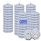 50 Pcs Toilet Brush Refills for Clorox Wand Refills, Compatible with Clorox Toilet Wand Refills for Toilet and Bathroom Cleaning