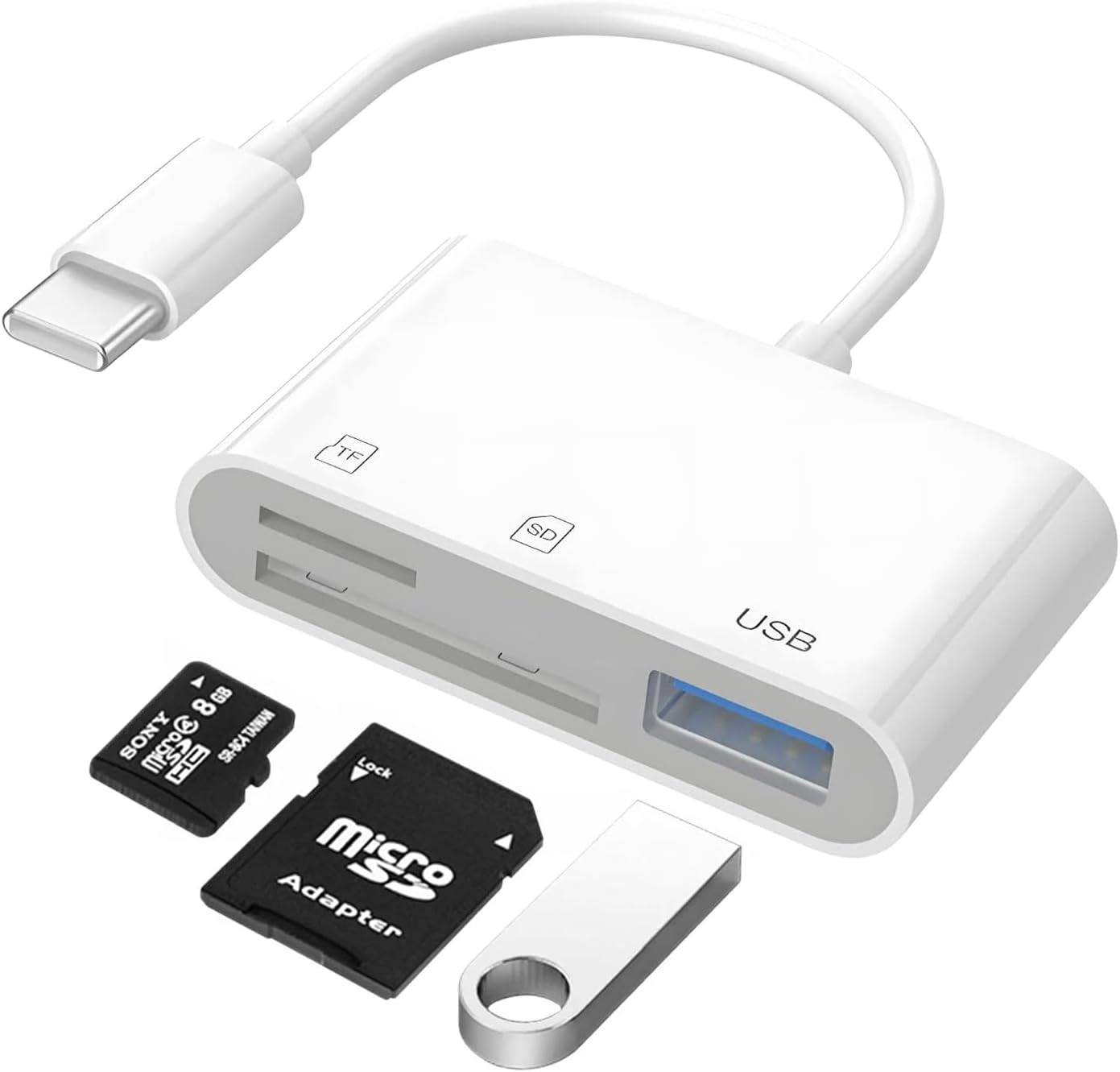 Amazon.com: USB C SD Card Reader, USB C to SD Card for iPad,Mac,Laptop ...
