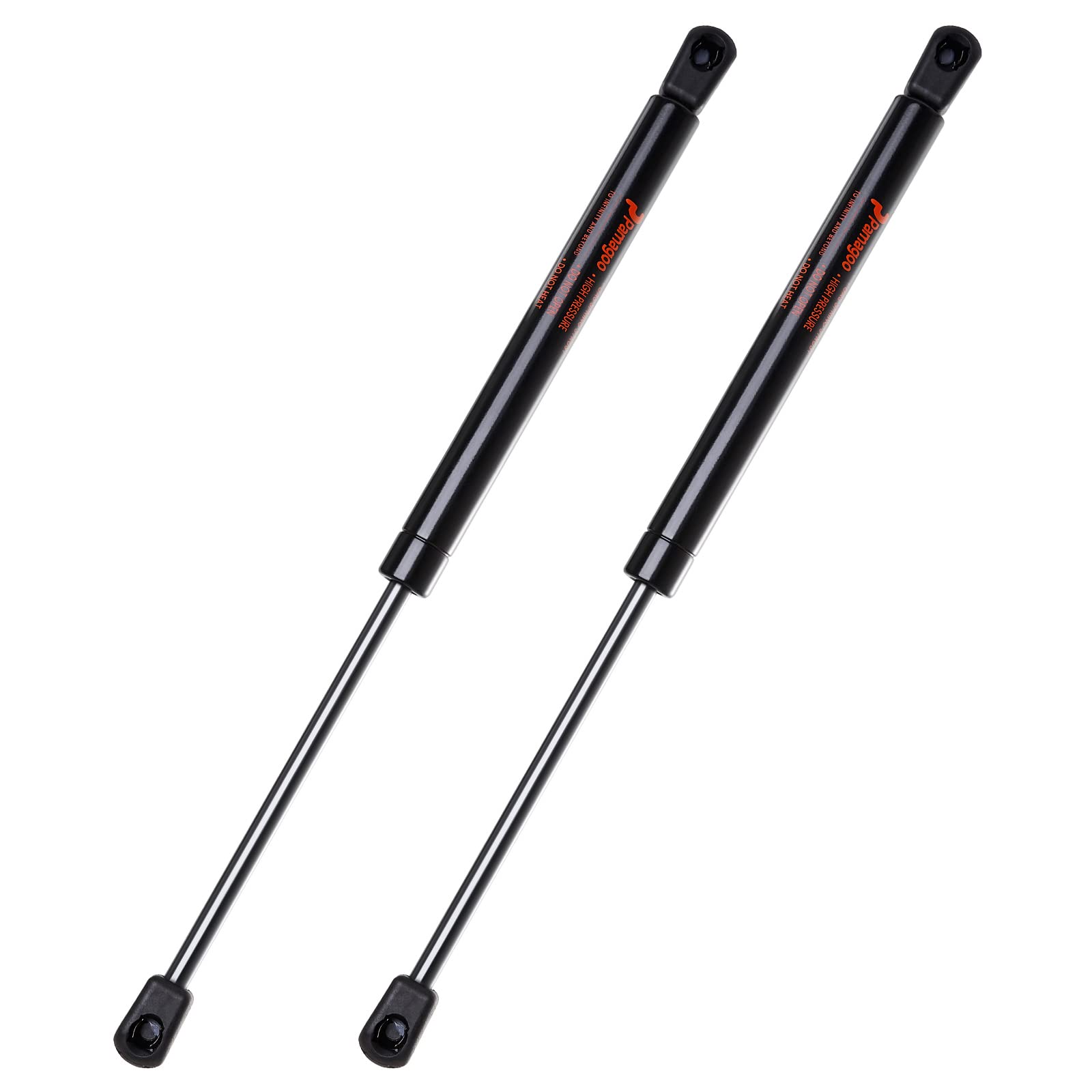 PAMAGOO C16-08941 C1608941 16 inch Gas Strut(QTY 2) 28 lbs/125 N Per Prop, Gas Spring Shock Lift for Camper Shell Leer ARE Topper Rear Window, Side Window, Pickup Truck Cab Canopy Door