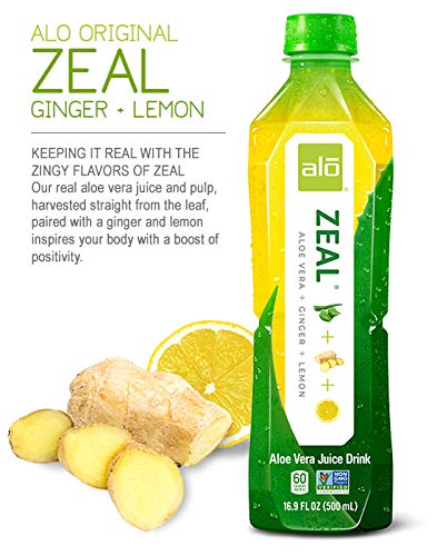 Amazon.com : ALO ZEAL Aloe Vera Juice | Plant-Based Drink with