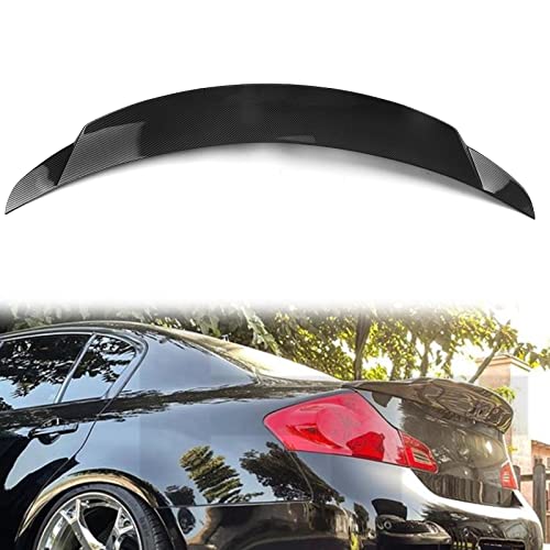 Aileron arrière Infiniti G37 G35 berline, spoiler de coffre lèvre look carbone 2007-2015