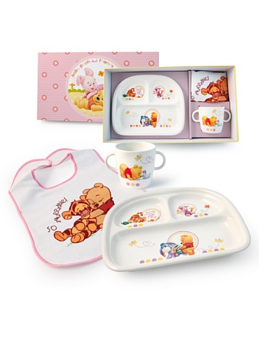 Egan Kinder Reise-Set Winnie Puuh rosa