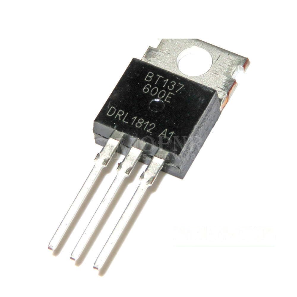 5pcs BT137-600E BT137 BT137-600 600V Triacs Rail TRIAC TO-220