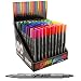 Super Markers 100 Unique Colors Fineliner Twin Tip Marker Set-.7mm Fineliner Tip & 3.0mm Fine Writer Tip Markers with 100 Vibrant and Bold Colors - 100% Satisfaction Guarantee