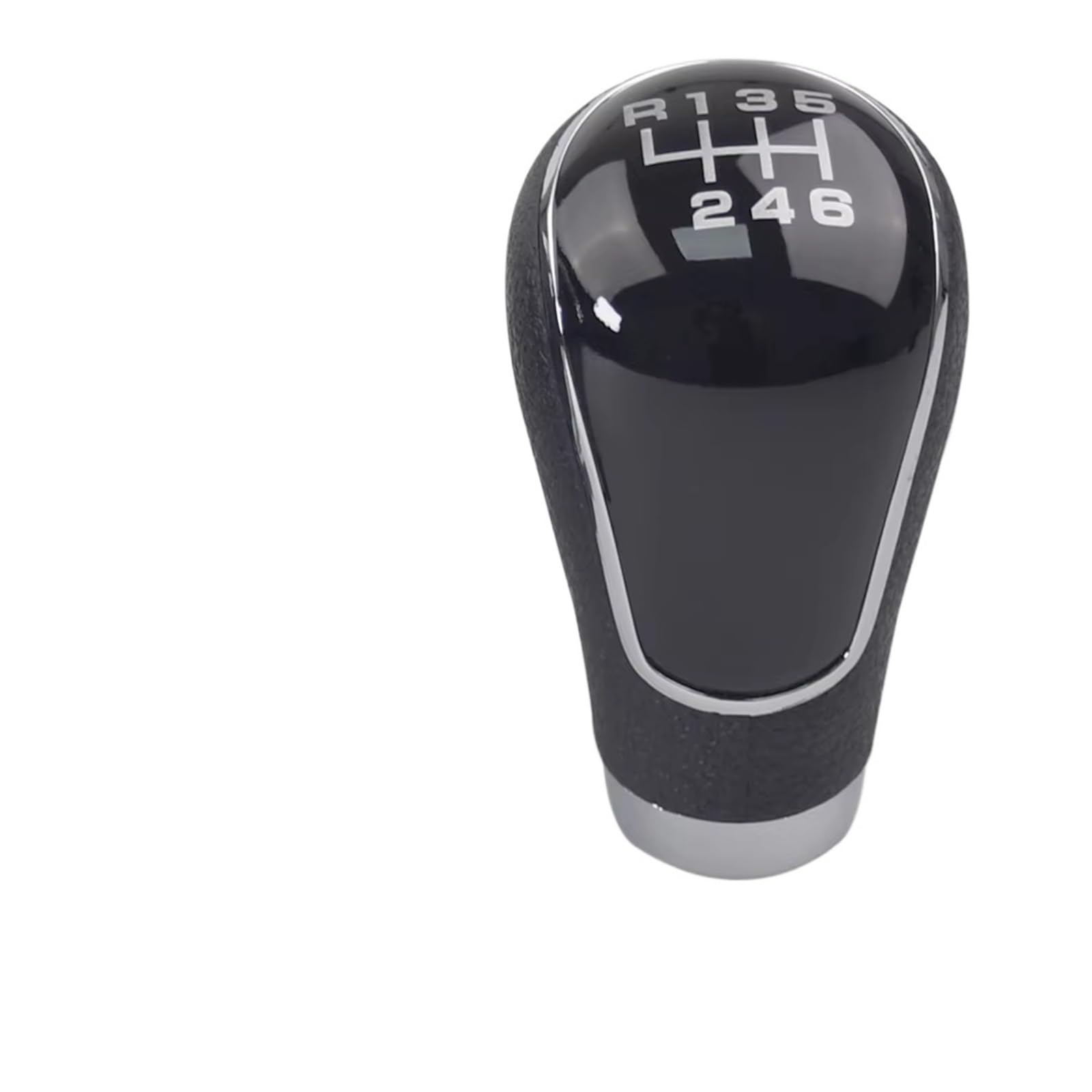 Qmtvfsrh Black-6R Speed Car Gear Shift Knob For Mazda For 2 For 3 For 323 For 6 For 3 Bk For Mitsubishi For Outlander Ex For Grandis For Lancer Ex 5/6 Speed Manual Gear Shift Knob(Black-6R Speed)