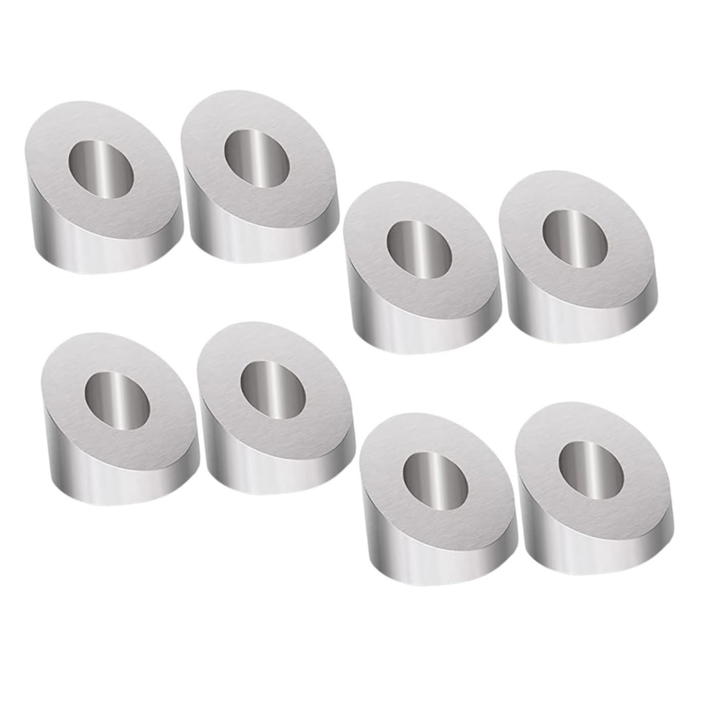 ORFOFE 8pcs Outdoor Deck Accessories Stainless Steel Cable Railing Beveled Washers Kit