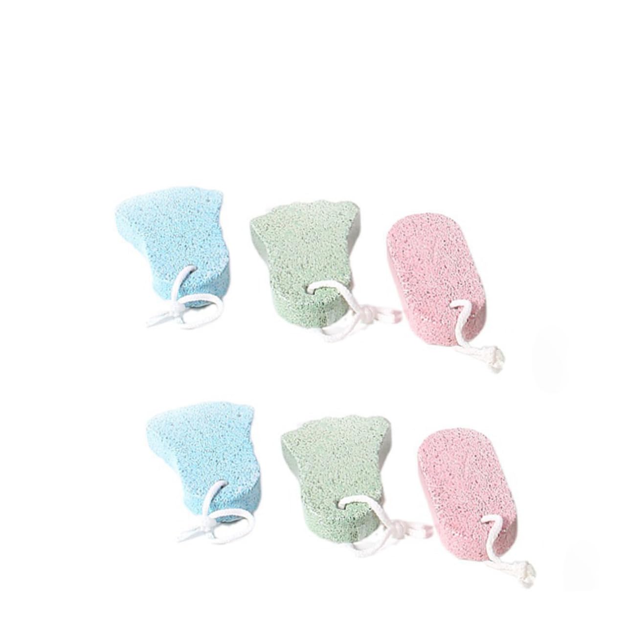 Didiseaon Natural Foot Pumice Stone 6pcs Foot Remover Pedicure Tool Salon Foot Care Foot Skin Scrubbers for Home
