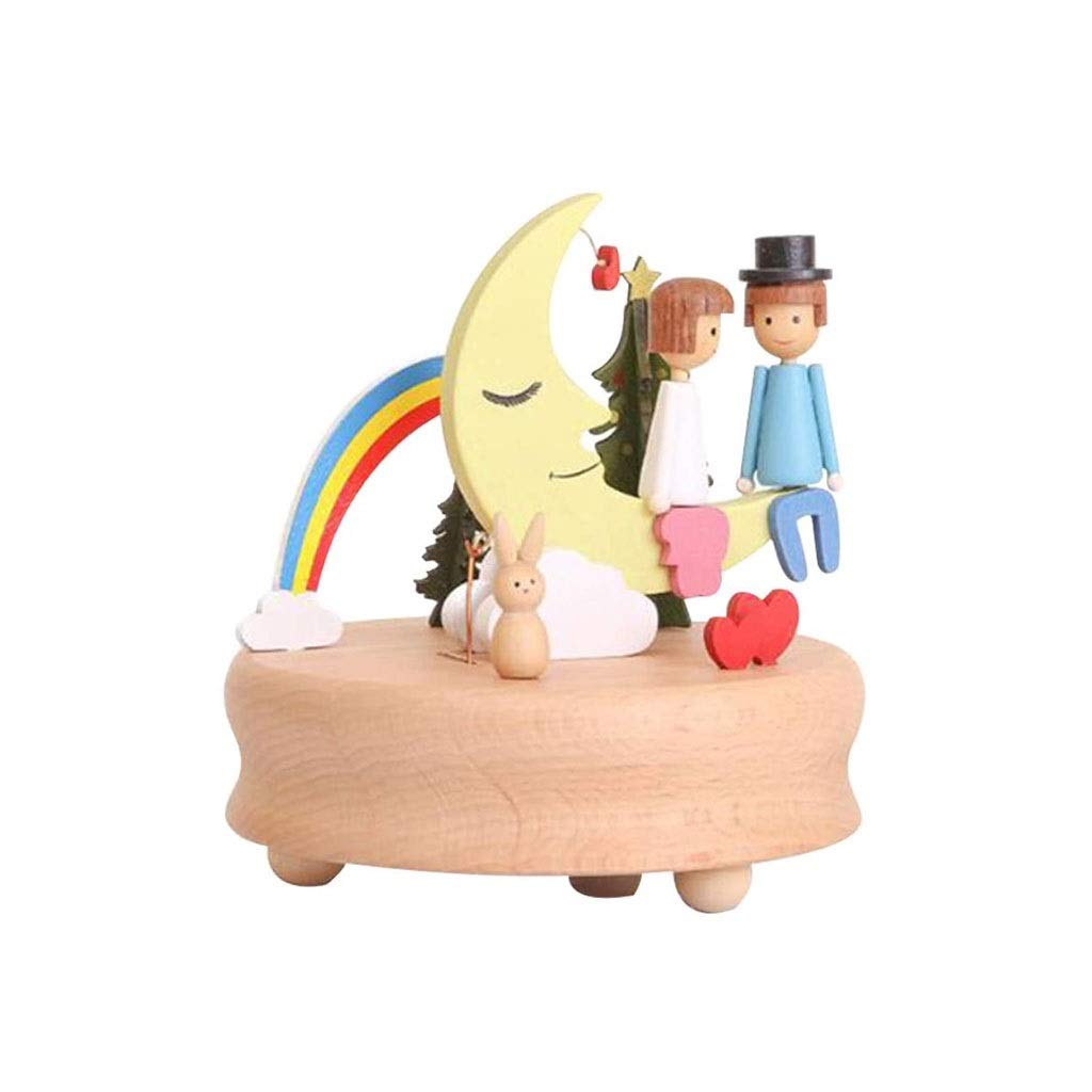 Amazon.co.jp: 木製オルゴール少年少女カップル形クリエイティブワイン