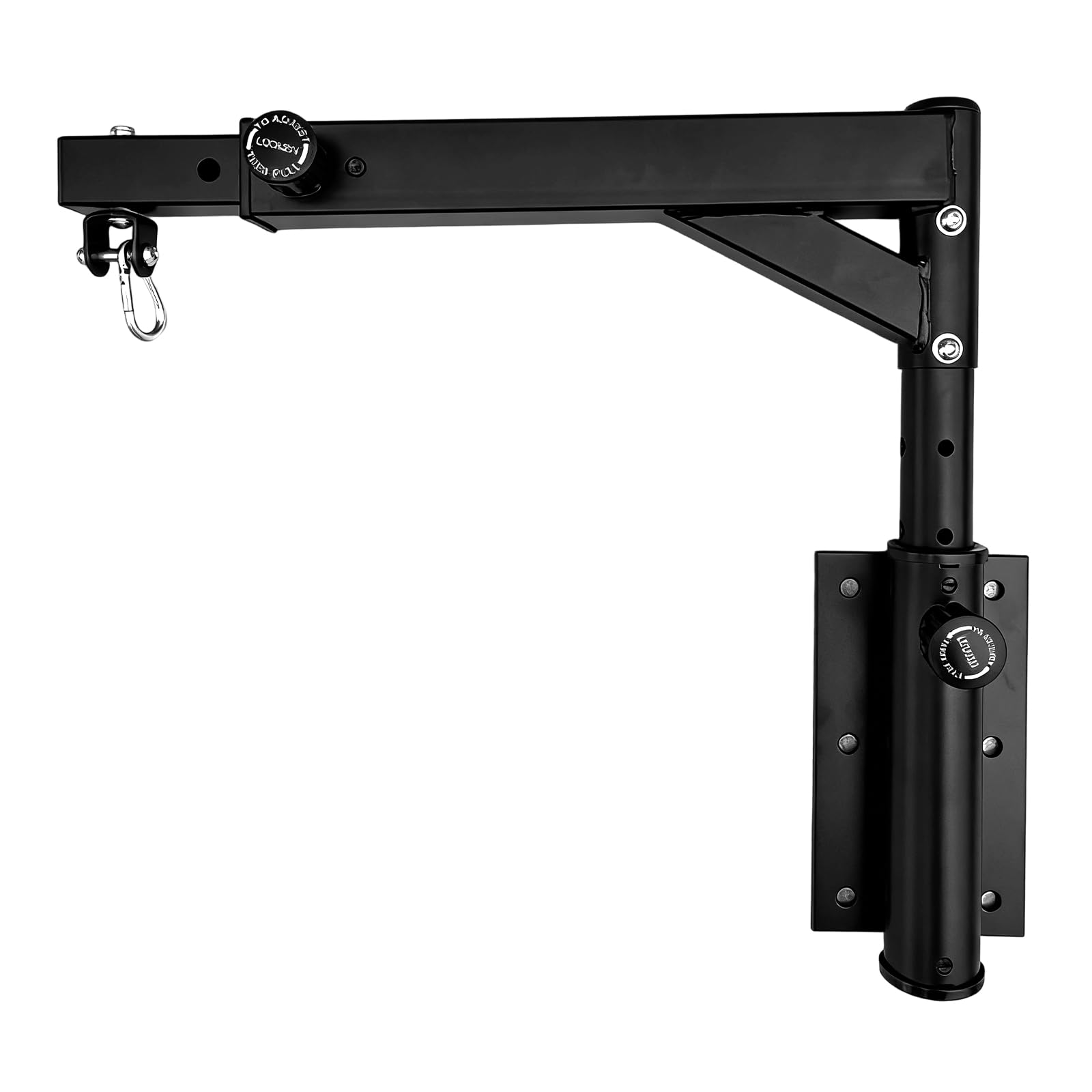 Soporte de Pared para Saco de Boxeo Ajustable con Rotación Silenciosa 360°, hasta 250 kg