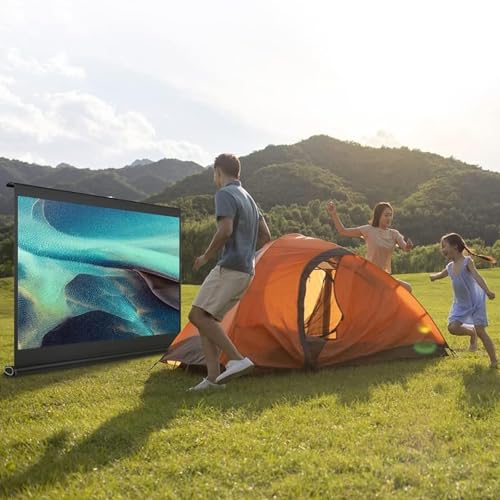 Pantalla de proyector manual 50 pulgadas 16:9 miniatura 6