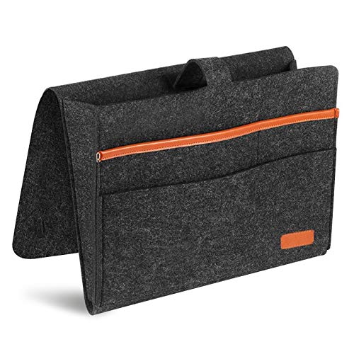 lemea bettaufhänger,bettaufhänger Organizer,zeitungsständer Filz,Tasche Sofa-Bett Hängeaufbewahrung,Sofa Seitenloch,nachttisch
