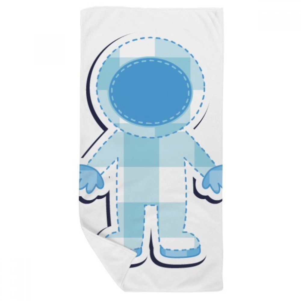 Serviette alien astronaute multicolore pour le sport et le voyage