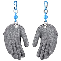 TOPIND Gant De Pêche Anti-coupure – PE Tressé Et Latex, étanche, Avec Aimant Pour Accroche Pratique (tailles M/L/XL)