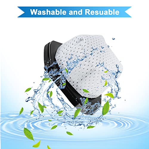 Leadaybetter 6 Pack Dust Cup Filters Replacement For Shark Cordless Handheld Vacuum Sv780 Sv75Z Sv728N Sv726N, Replacement Part# Xf769, Xsb726N #TOP4