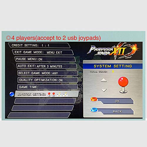 LNIMIKIY Jamma Board 3188 in 1 Joystick Machine