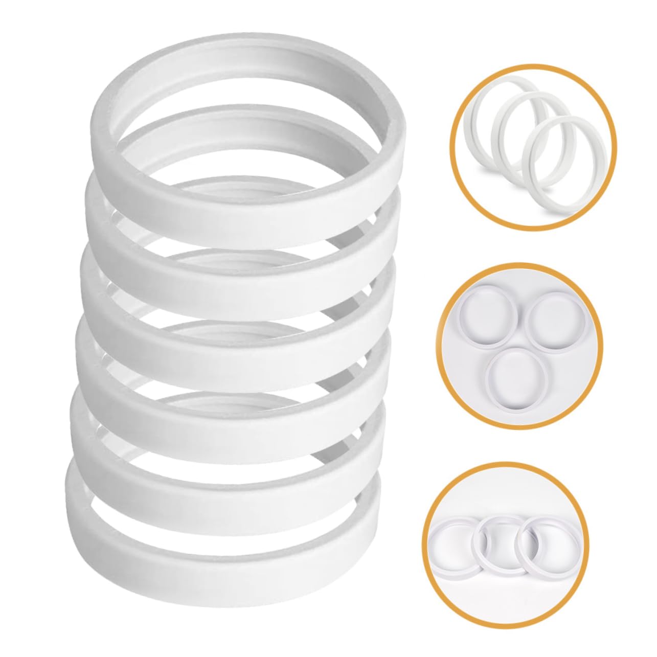 6piezas Ruedas De Reemplazo para Limpiadores De Piscina Accesorios Duraderos para Eficiencia De Limpieza