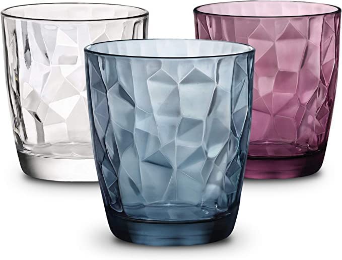 Cosecha Privada 6 Vasos Diamond - Envio 24h - 6 Vasos elegantes 39 cl de cristal, con acabado de diamantes - Enviado...