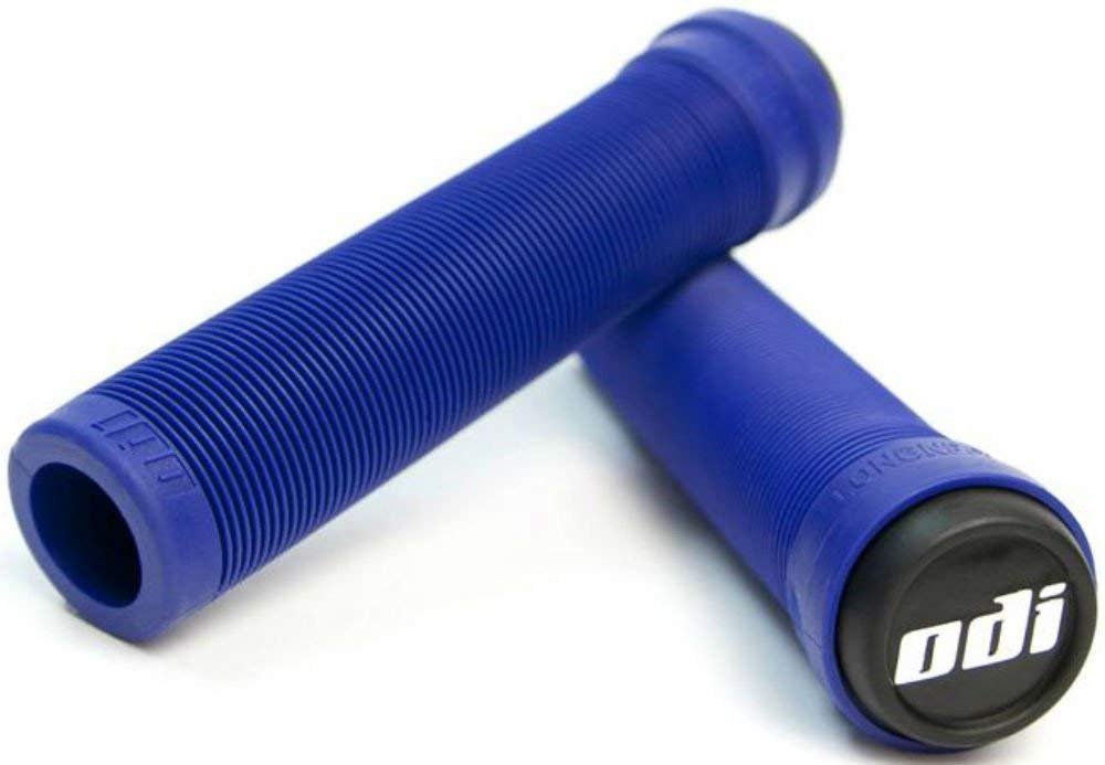 Odi Longneck Pro Grips - Royal/Bicycle Cycling Cycle Bike Riding Ride Part Handlebar Bar End Pair Set Rubber Locking Lock On Trail Dirt Jump Enduro BMX Scooter Scoot Flangeless No Flange โ image 1