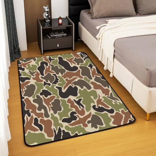 Tapete decorativo Feelyou 198x150 cm camuflaje verde miniatura 4