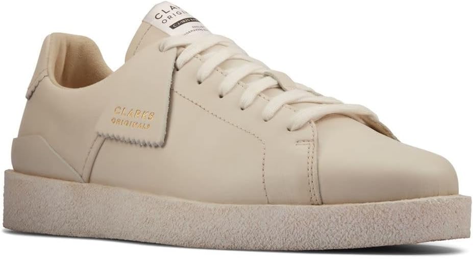 Clarks Tormatch Men's White Leather (White, Numeric_9_Point_5)