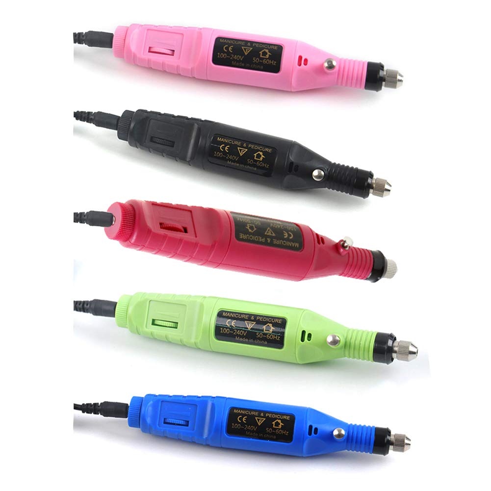 Fresa Unghie Lucidatrice Elettrica Professionale Unghie Negozio Unghie Casa Tipo Penna Rettificatrice Mini Macchina Scaricare Terapia Luce (3 Pezzi)