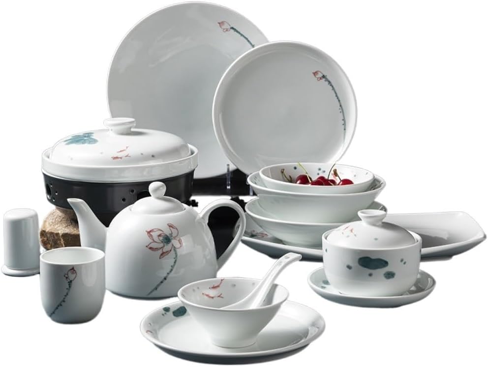 セラミック食器マットフラワーフロアテーブルプレートホテルディッシュボウル