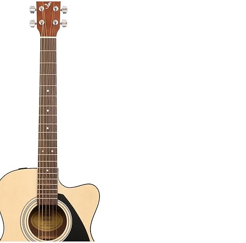 Yamaha spruce wood FSX80C Semi-Acoustic Cutaway Guitar Natural