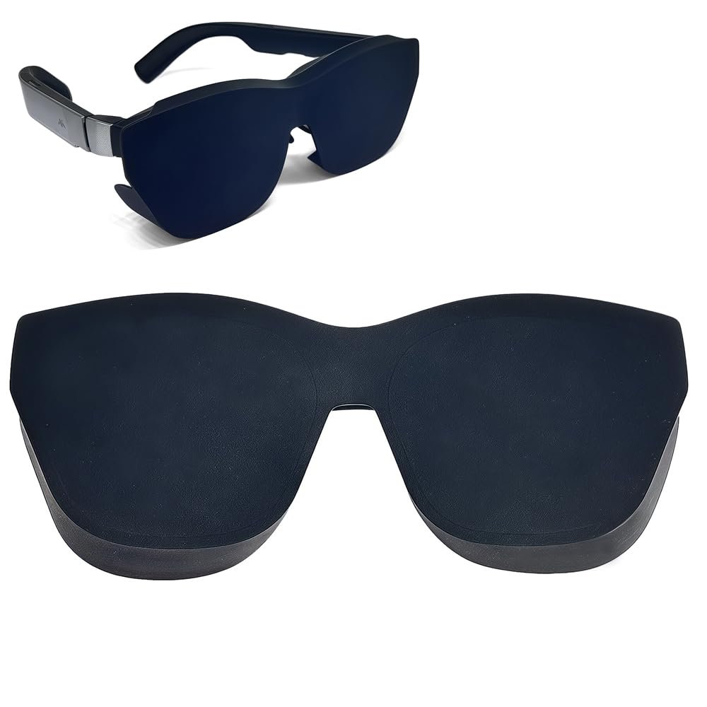 Etui do Rayneo Air3/Air2/Air3s & Xreal One/One Pro/Air2, AR okulary silikonowe osłona ekranu, czarna osłona ekranu blokującego światło