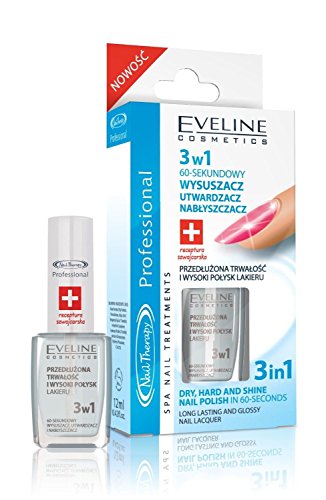 Eveline Cosmetics 3 in 1 Nail Therapy Dry, Hard and Shine Nail Polish