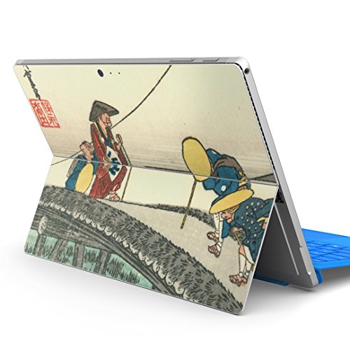 igsticker Surface pro7 (2019) pro6 pro2017 pro4 専用 スキンシール サーフェス ノートブック ノートパソコン カバー ケース フィルム ステッカー アクセサリー 保護 011476 和風 和柄 風景