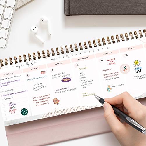 Bright-Day-Calendario-settimanale-da-scrivania-a-spirale-motivo-astratto-60-settimane-motivazionale-per-lista-delle-cose-da-fare-95-x-267-cm-collezione-La-Lune